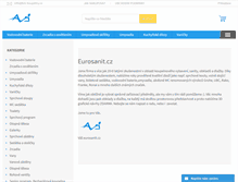 Tablet Screenshot of eurosanit.cz